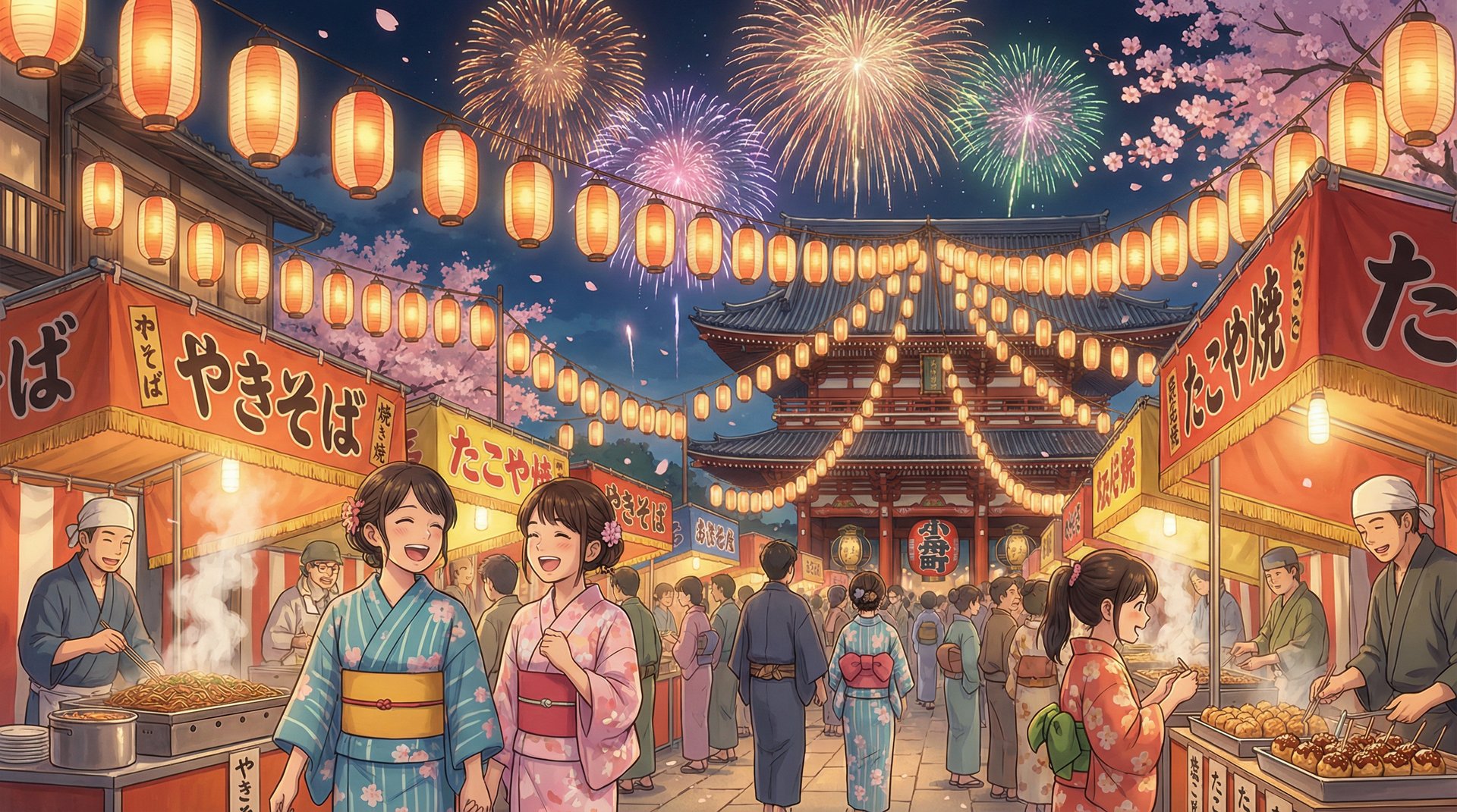 高清3D动漫动漫-夏日祭典夜话